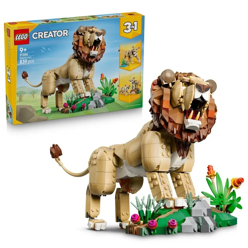Creator 31386 Vadállatok: Fenséges oroszlán
