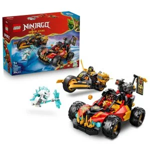 LEGO® NINJAGO® 71864 Kai és Cole kombinálható járművei
