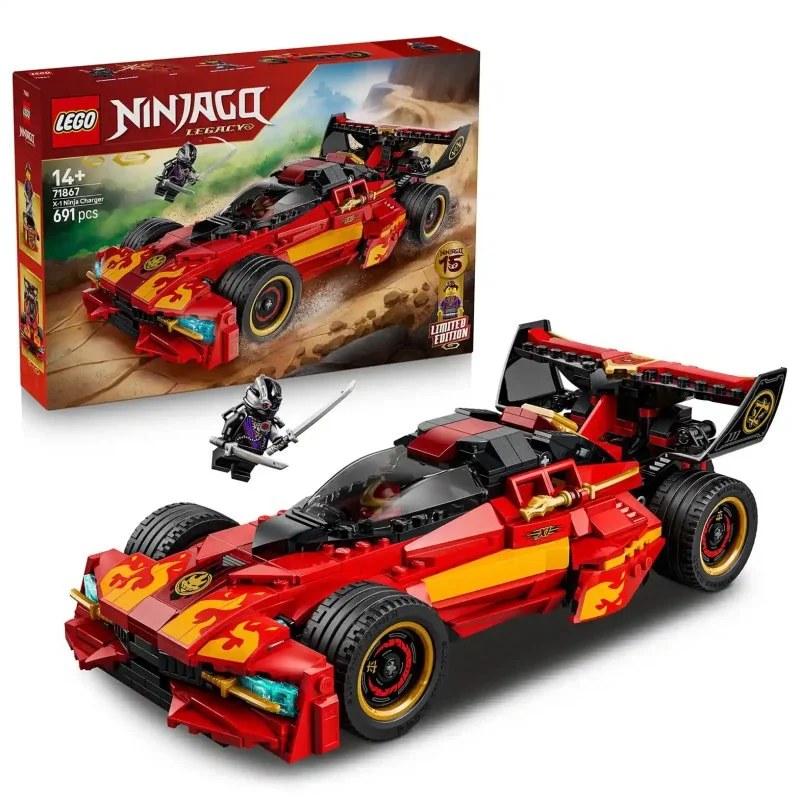 NINJAGO® 71867 Kai vörös autója: 15 év NINJAGO