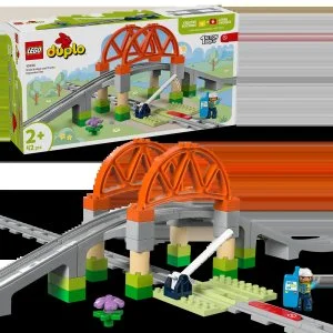 LEGO® DUPLO® 10426 Vasúti híd és sínek – bővítőkészlet