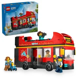 LEGO® City 60407 Piros kétszintes városnéző busz