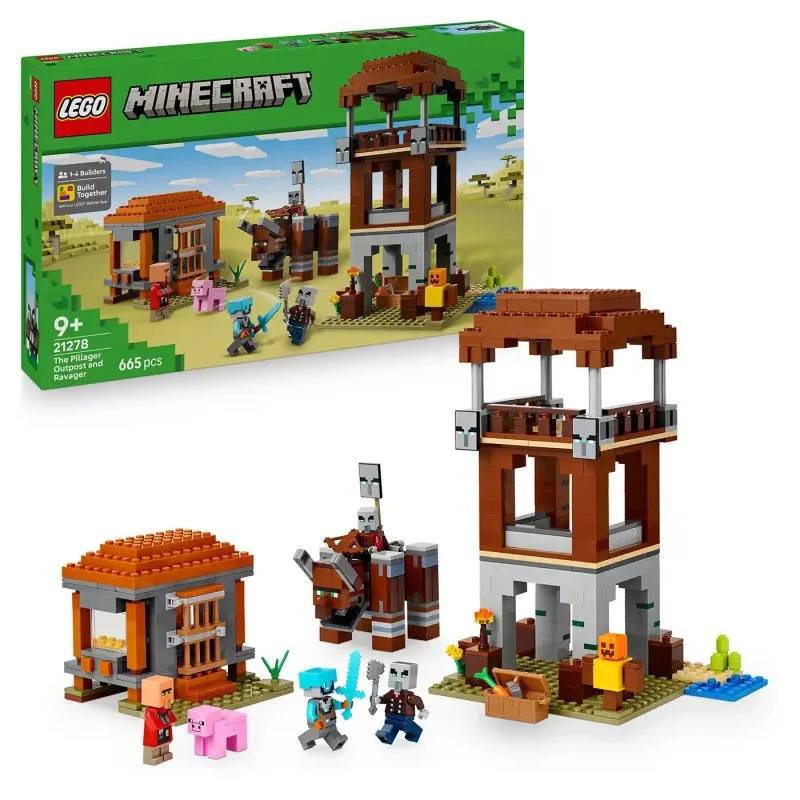 Minecraft® 21278 Fosztogatók bázisa és Pusztító
