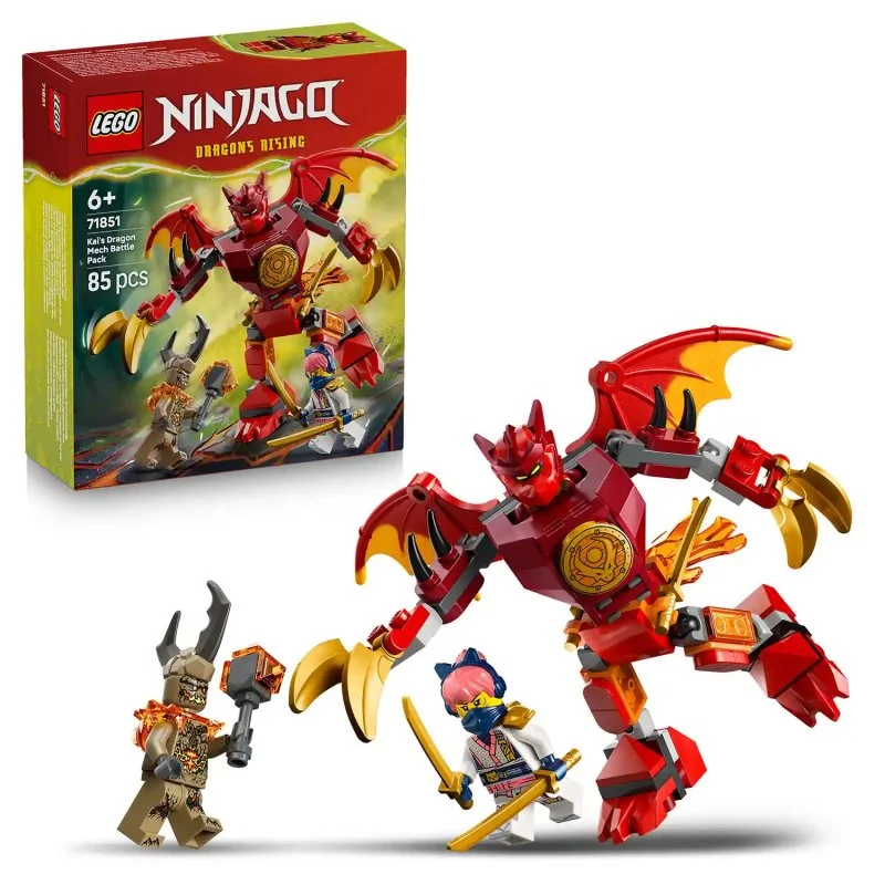 NINJAGO® 71851 Kai harci csomagja sárkányruhával