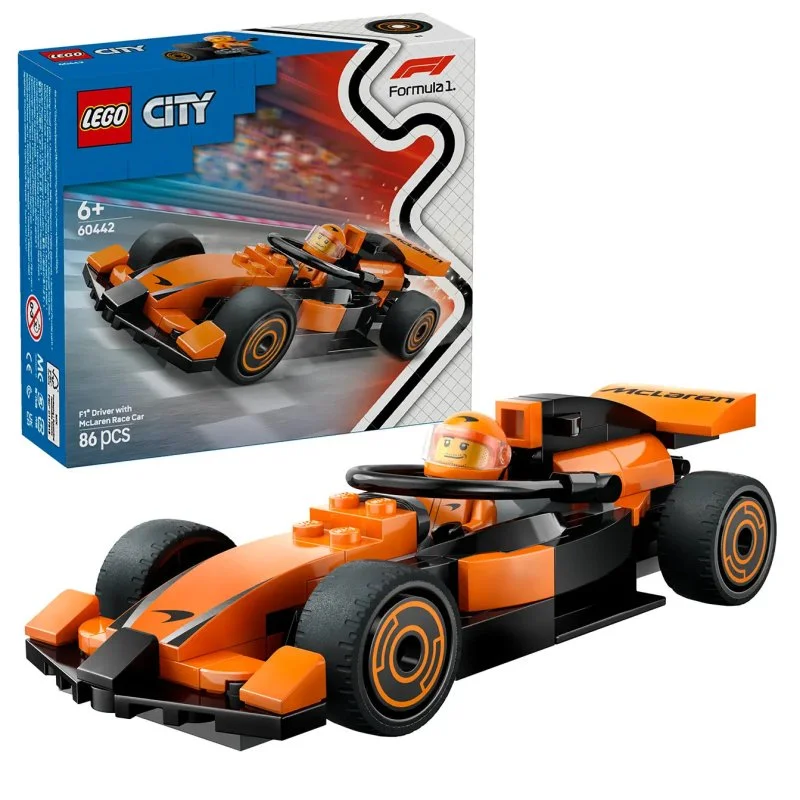 City 60442 F1® pilóta McLaren versenyautóval