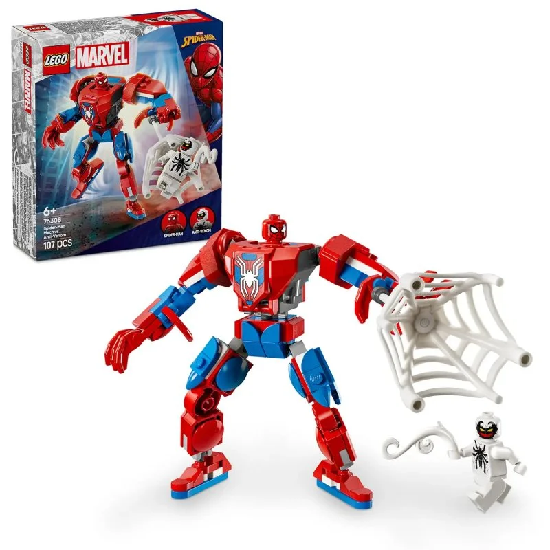 Marvel 76308 Spider-Man robotruhában vs. Anti-Venom