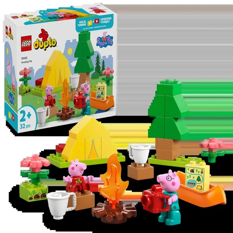 DUPLO® Peppa malac 10452 Táborozás