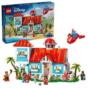 LEGO® │ Disney 43268 Lilo és Stitch tengerparti házikó
