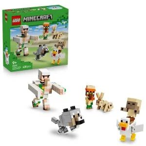 LEGO® Minecraft® 21592 Csirkelovas és sivatagi támadás