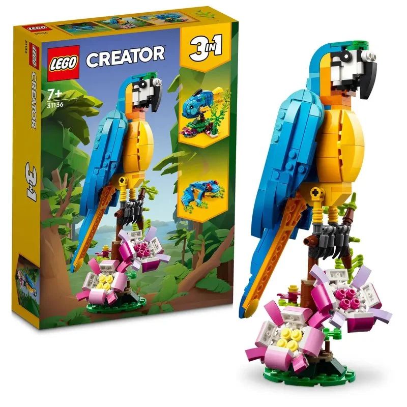 Creator 3 az 1-ben 31136 Egzotikus papagáj