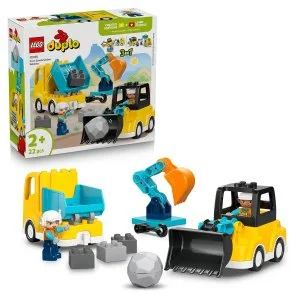 LEGO® DUPLO® 10475 Építkezési járművek 3 az 1-ben