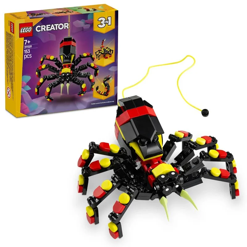 Creator 3 az 1-ben 31159 Vadállatok: Meglepő pók