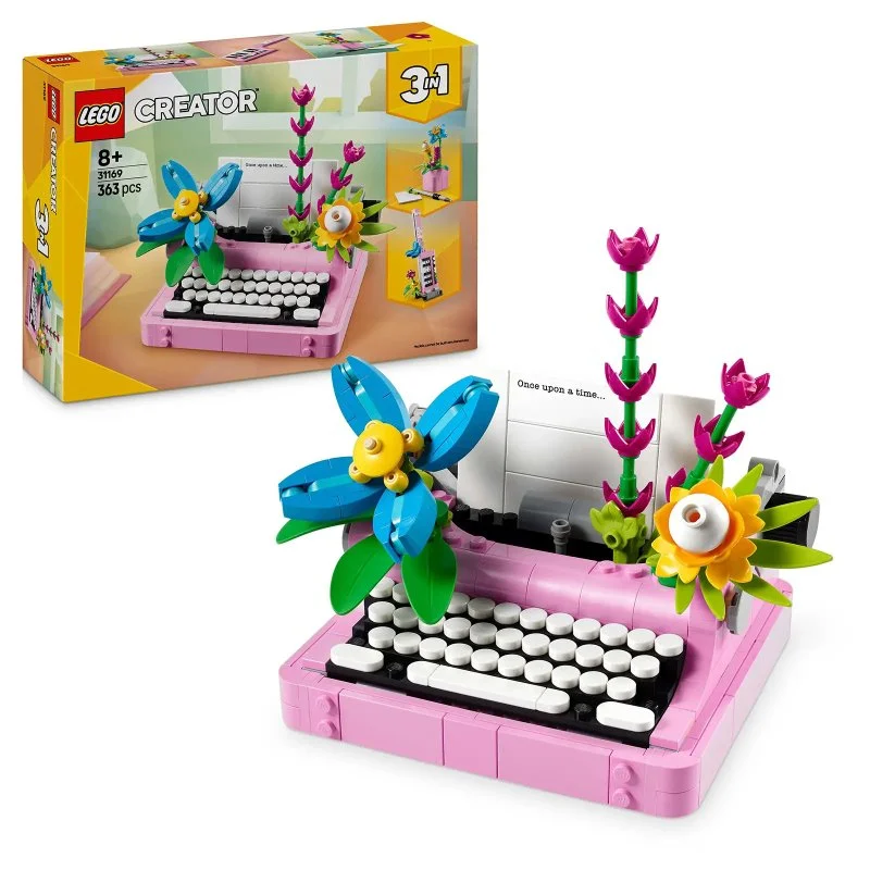Creator 3 az 1-ben 31169 Írógép virágokkal