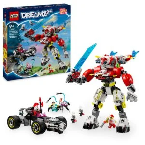 LEGO® DREAMZzz™ 71497 Cooper tigrisrobotja és Zer hot rodja