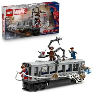 LEGO® ǀ Marvel 76321 Spider-Man vs. Doc Ock: Jelenet a metróban