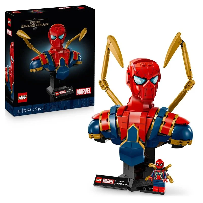 ǀ Marvel 76326 Iron Spider-Man mellszobor