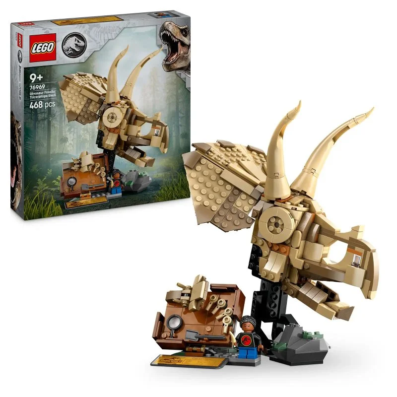 Jurassic World 76969 Dinoszaurusz fosszíliák: triceratopsz koponya