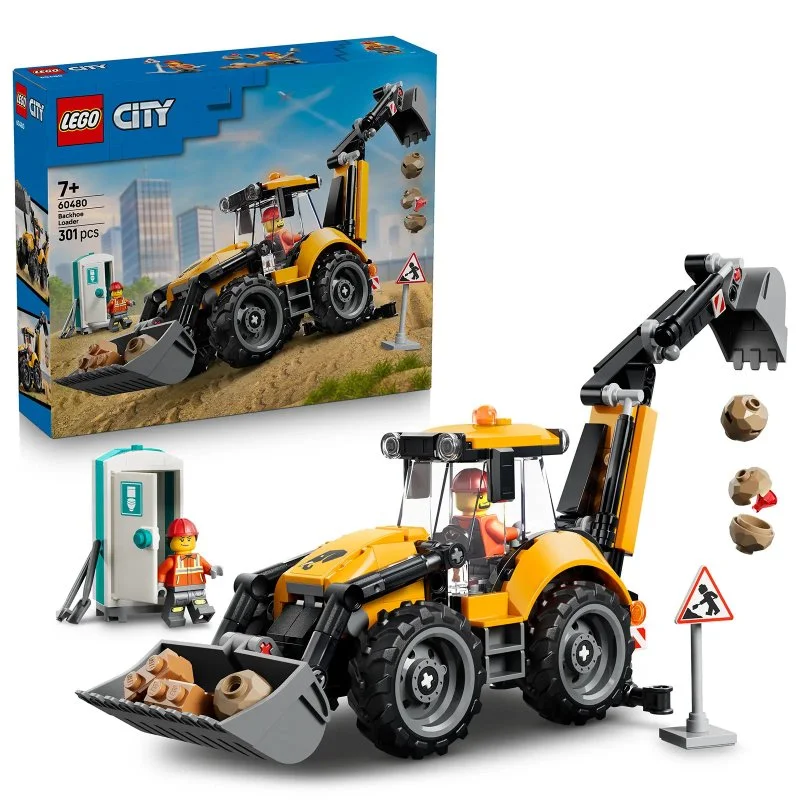 City 60480 Sárga kotró-rakodó