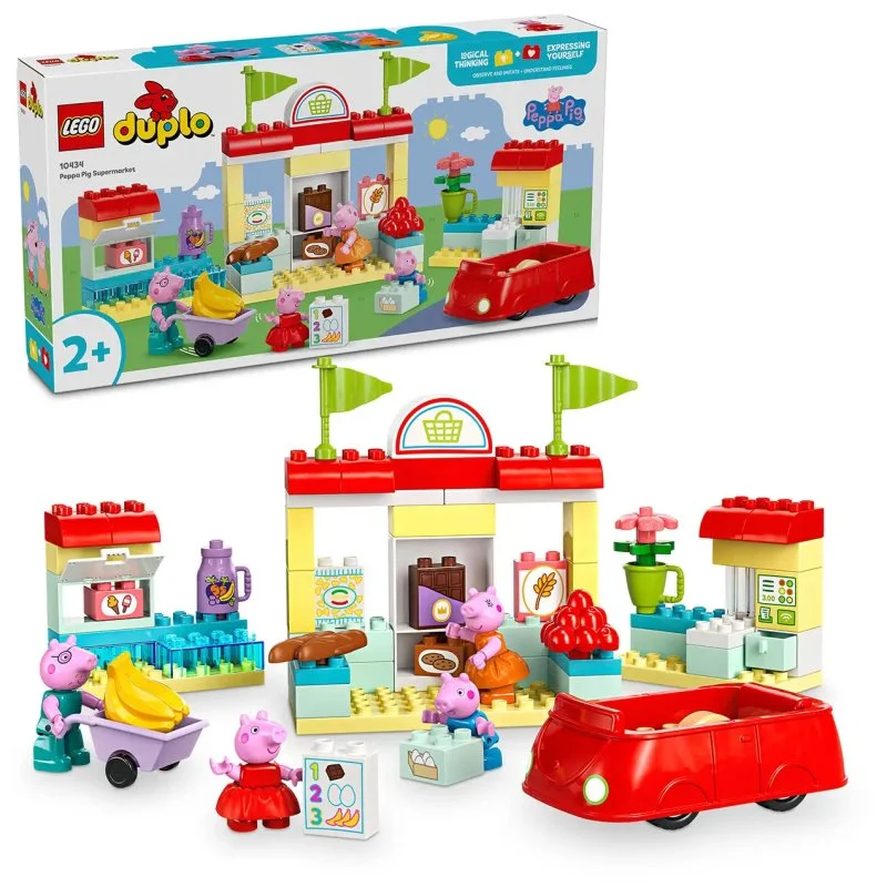 DUPLO® Peppa malac 10434 Peppa malac és a szupermarket