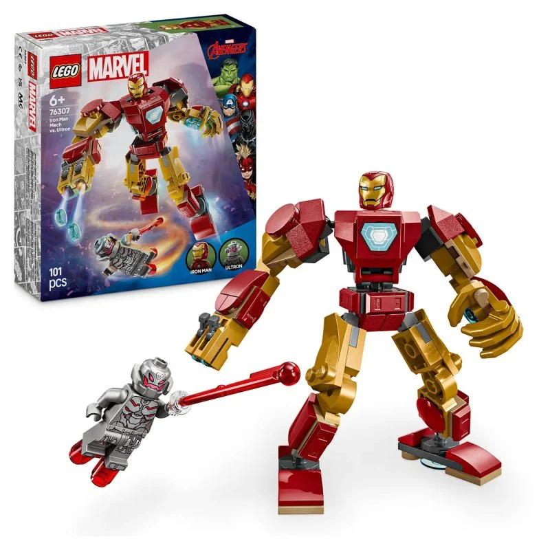 Marvel 76307 Iron Man robotpáncélban vs. Ultron