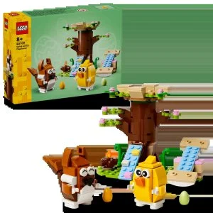 LEGO® Iconic 40709 Tavaszi játszótér állatkák számára