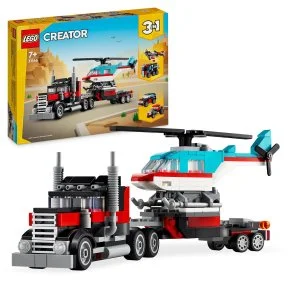 LEGO® Creator 3 az 1-ben 31146 Platós teherautó és helikopter