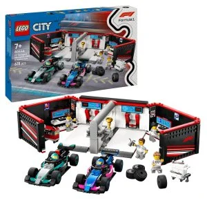 LEGO® City 60444 F1® garázs és Mercedes-AMG és Alpine autók