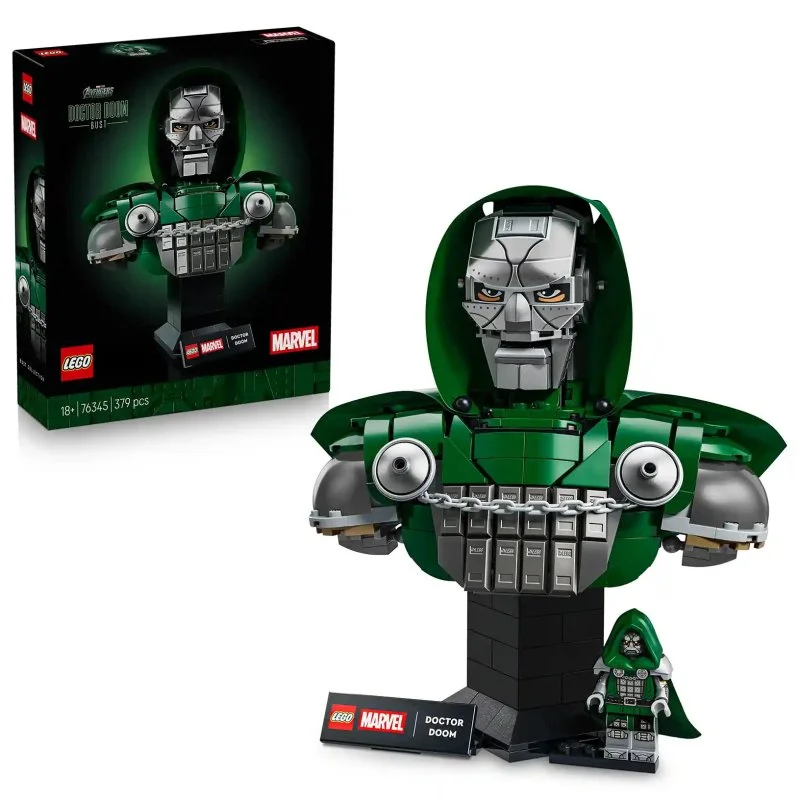 Marvel 76345 Doktor Doom mellszobra