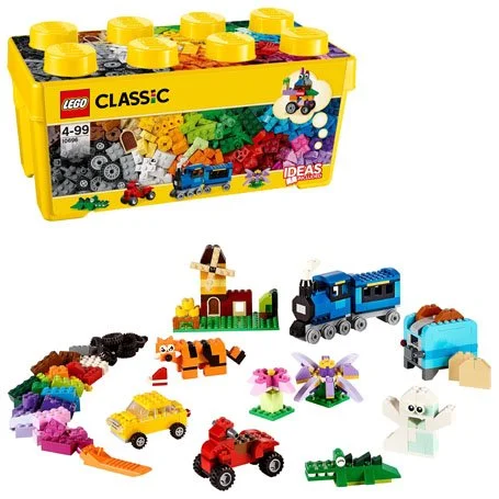 Classic 10696 Közepes kreatív építőkocka-tároló LEGO®