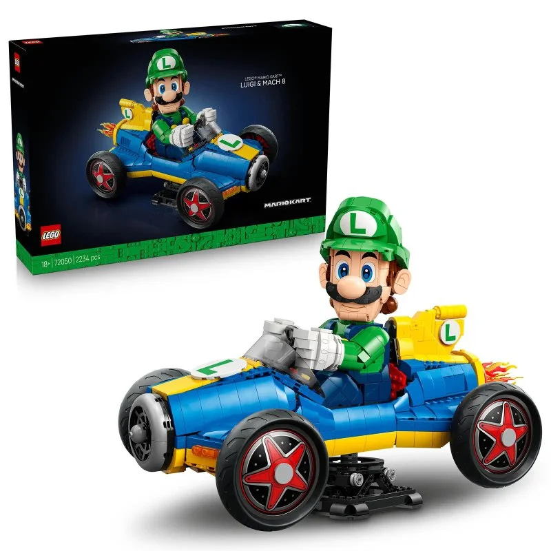 Super Mario™ 72050 Mario Kart™ – Luigi és a Mach 8