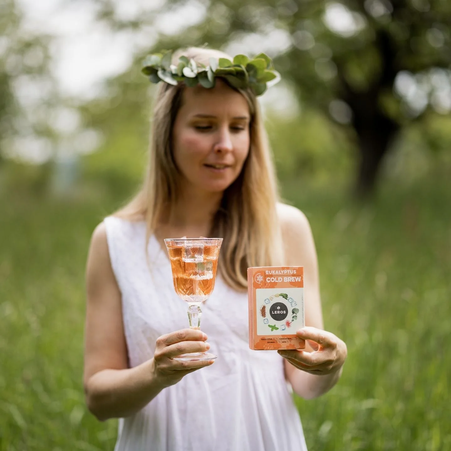 LEROS Eukalyptus Cold Brew gyógynövénykeverék - filtertasakok (20 x 1,8 g) - jegestea készítéséhez