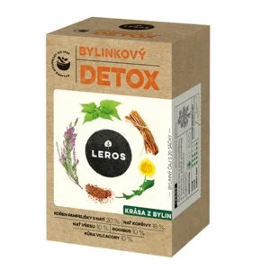 LEROS Gyógynövénytea Gyógynövényes detox – filtertasakok (20 x 1,5 g) – a szervezet tisztítására