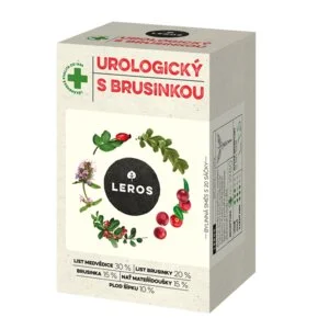 LEROS Urológiai gyógynövénytea vörösáfonyával – filteres tea (20 x 1,5 g) – támogatja a húgyutak egészségét