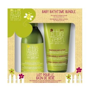 Little Green BABY Bathtime Bundle Box ajándékszett gyerekeknek +180 ml
