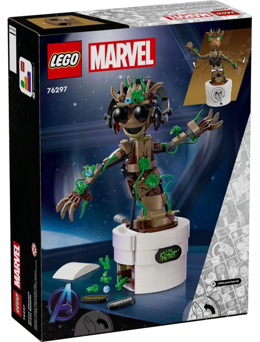Marvel 76297 Táncoló Groot