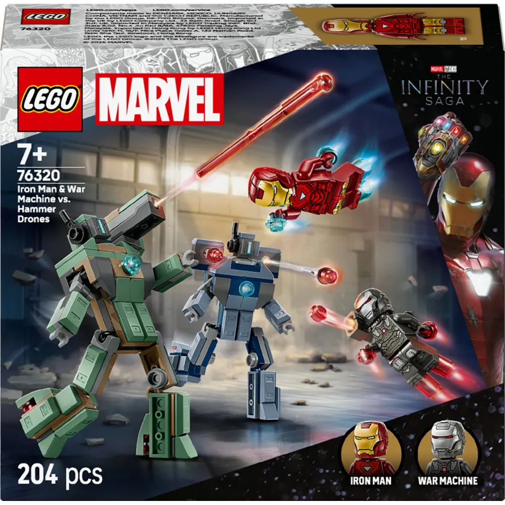 Marvel 76313 MARVEL logó és minifigurák
