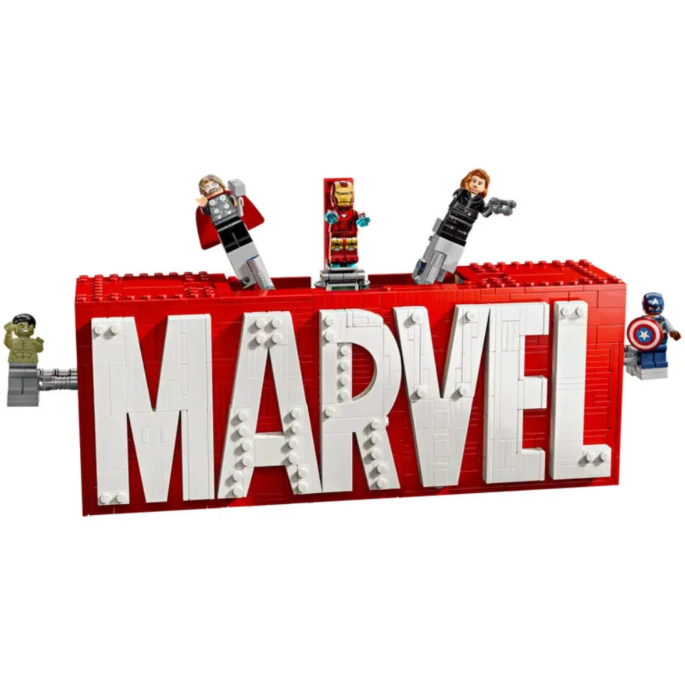 Marvel 76313 MARVEL logó és minifigurák