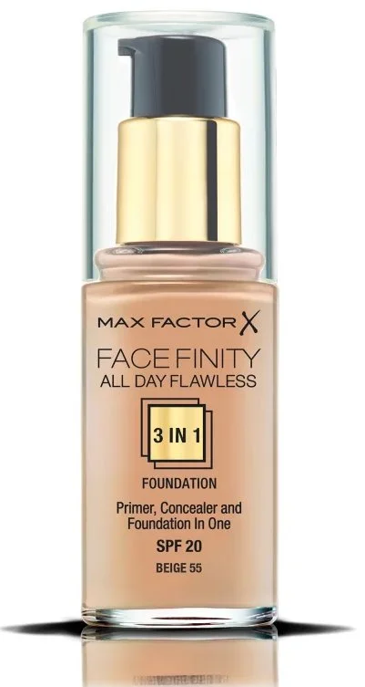 Facefinity 3 az 1-ben alapozó - 55 Beige 30 ml