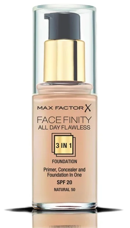 Facefinity 3 az 1-ben alapozó - 50 Natural 30 ml