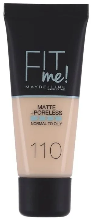 Maybelline Fit Me! Matt + Pórusmentes - 110 Porcelán
