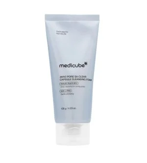 Medicube Zero Pore Capsule Cleansing Foam mély pórustisztító hab exoszóma kapszulákkal és AHA-BHA-PHA-val 120 g