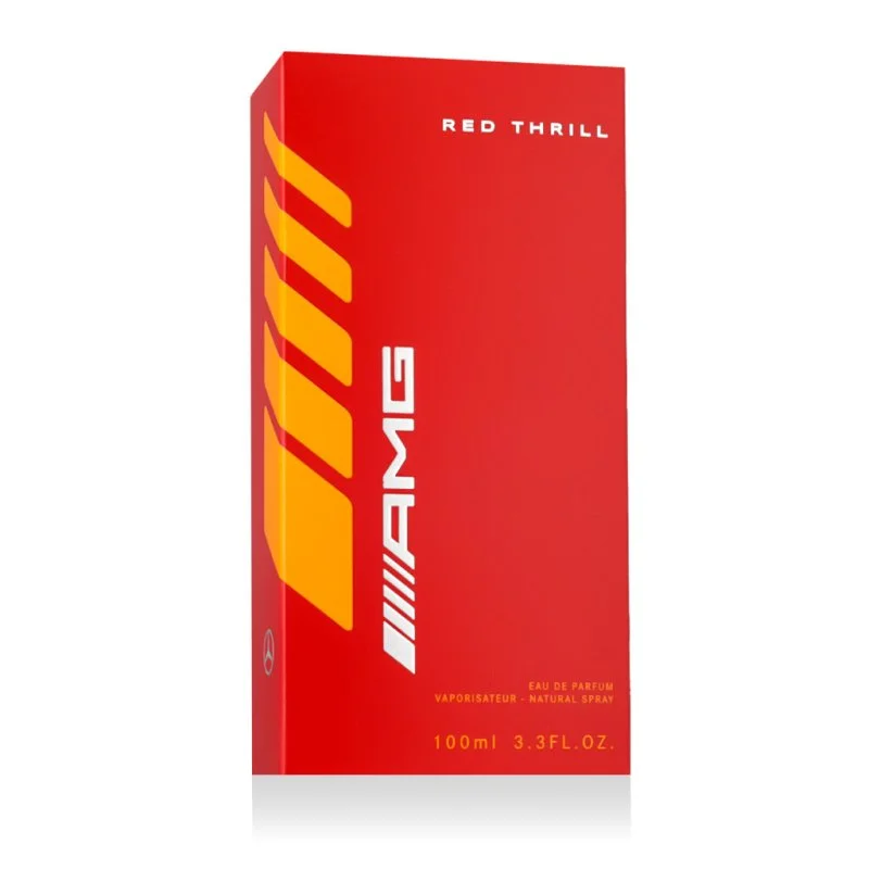 AMG Red Thrill utántölthető Eau de Parfum férfiaknak 100 ml