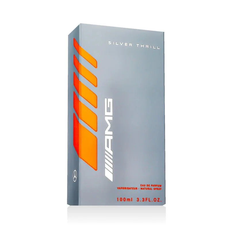 AMG Silver Thrill utántölthető eau de parfum férfiaknak 100 ml