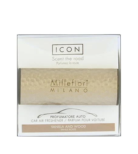 Icon Metal Vanilla & Wood autóillatosító