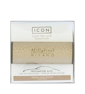 Millefiori Icon Metal Vanilla & Wood autóillatosító