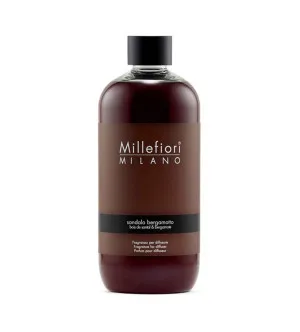 Millefiori Milano Sandalo Bergamotto utántöltő aroma diffúzorokhoz 500 ml