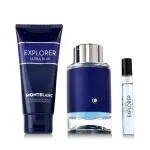 Montblanc Explorer Ultra Blue EDP 100 ml + EDP MINI 7,5 ml + SG 100 ml F