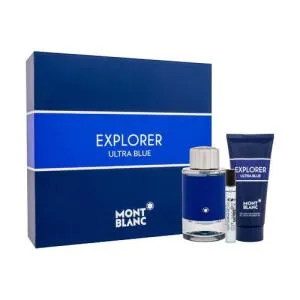 Montblanc Montblanc Explorer Ultra Blue EDP 100 ml + EDP MINI 7,5 ml + SG na tělo i vlasy 100 ml M