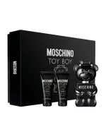 Toy Boy ajándékszett férfiaknak: parfüm 50 ml + tusfürdő 50 ml + borotválkozás utáni balzsam 50 ml 50 ml + sprchový gel 50 ml + balzám po holení 50 ml