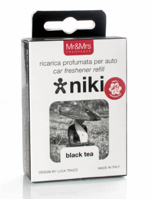 Mr&Mrs Fragrance Niki Black Tea náplň vůně do auta pro ženy