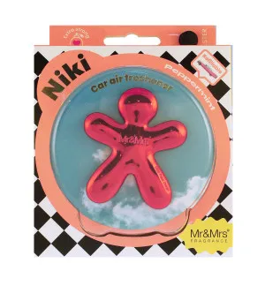 Mr&Mrs Fragrance Mr&Mrs Fragrance Niki Peppermint vůně do auta pro muže